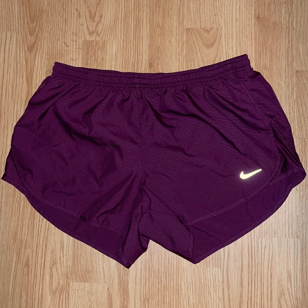 Purple Nike shorts
